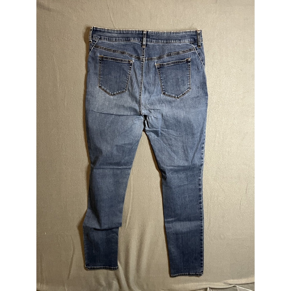 Chico's Platinum Jegging Women's Size 1.5 Blue Denim Stretch Skinny Jeans - Picture 6 of 6